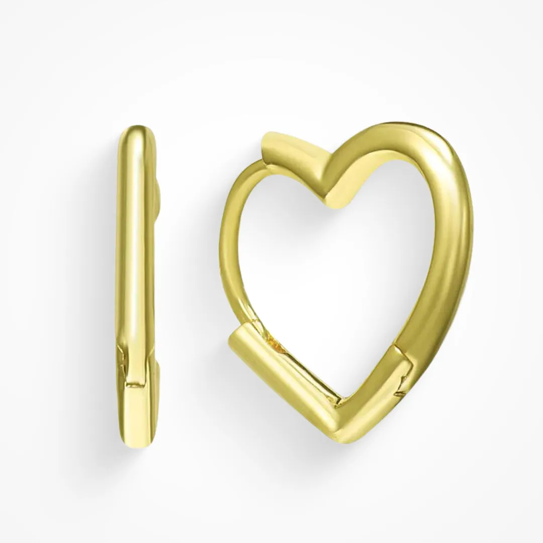 Cold Hearted Earrings sold by Evry Jewels