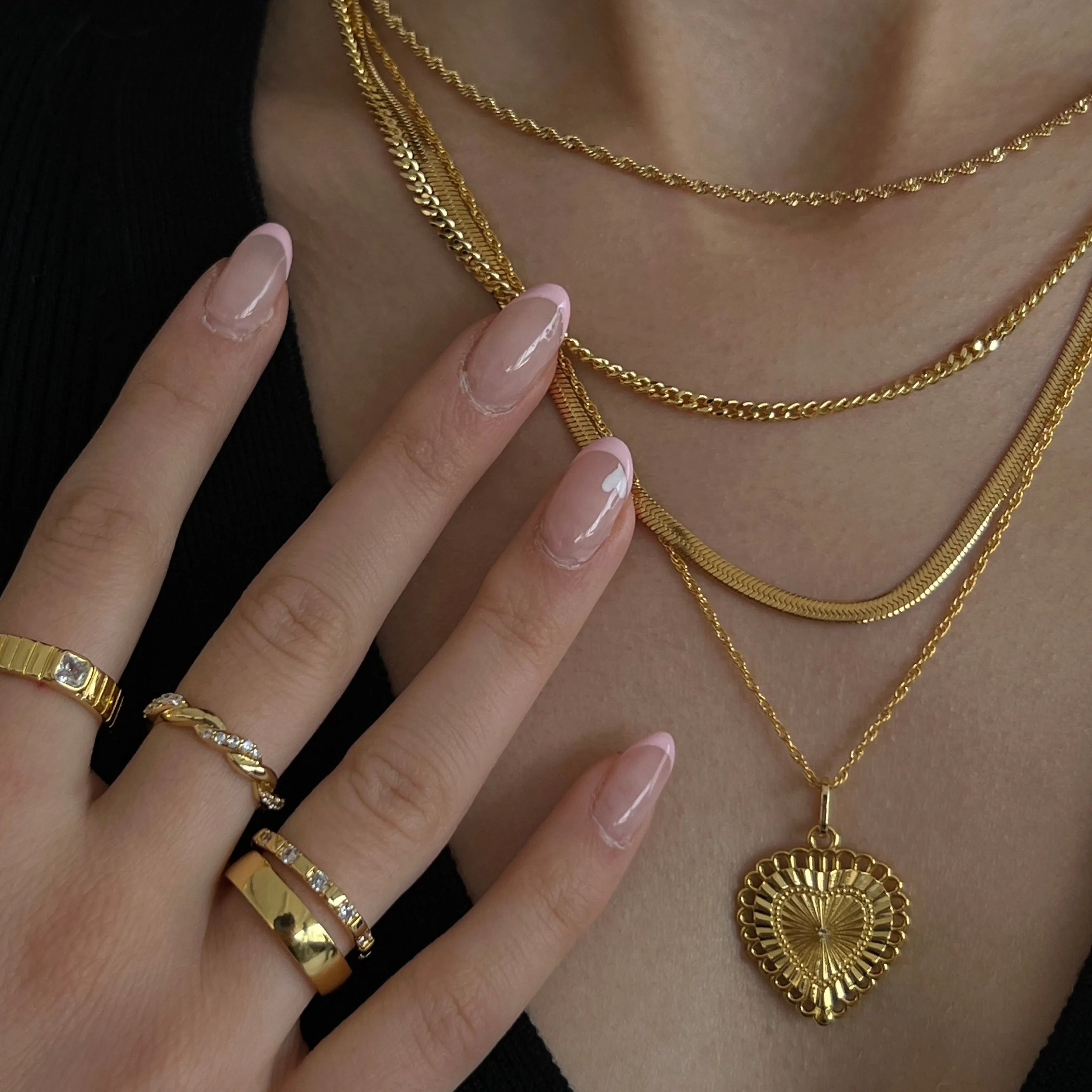 Shining Snake Necklace sold by Evry Jewels product image thumbnail 4