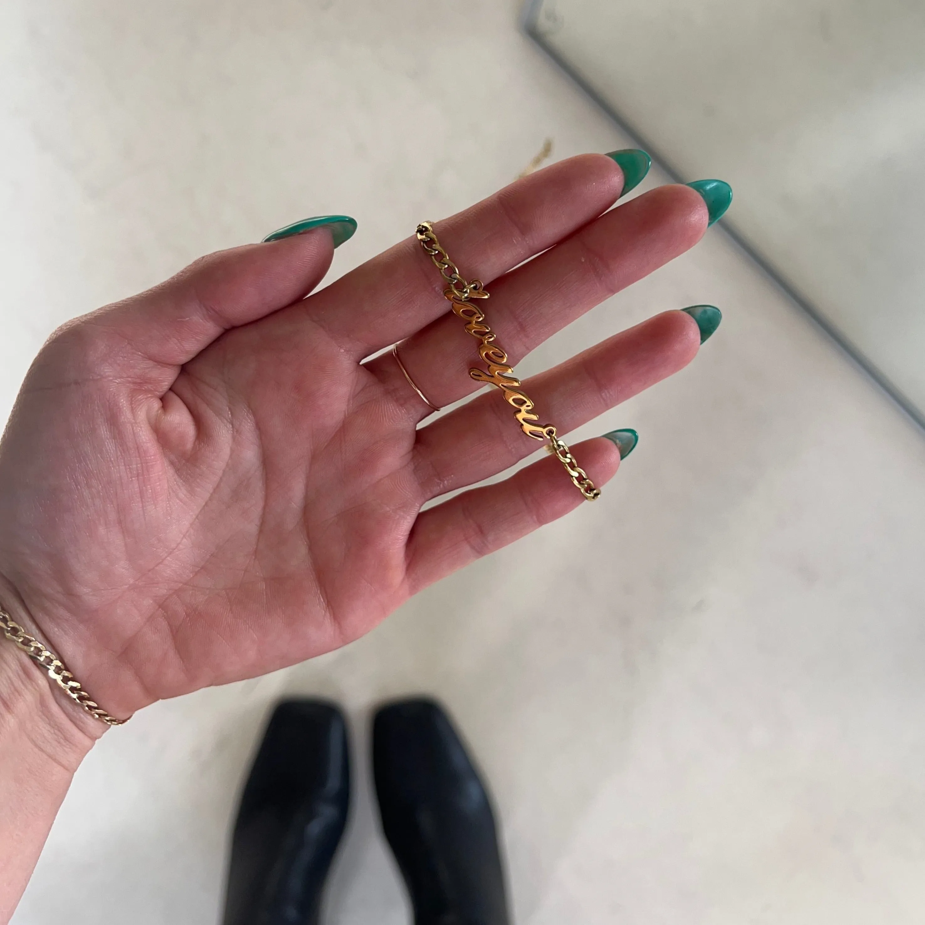 Love You Necklace sold by Evry Jewels product image thumbnail 4