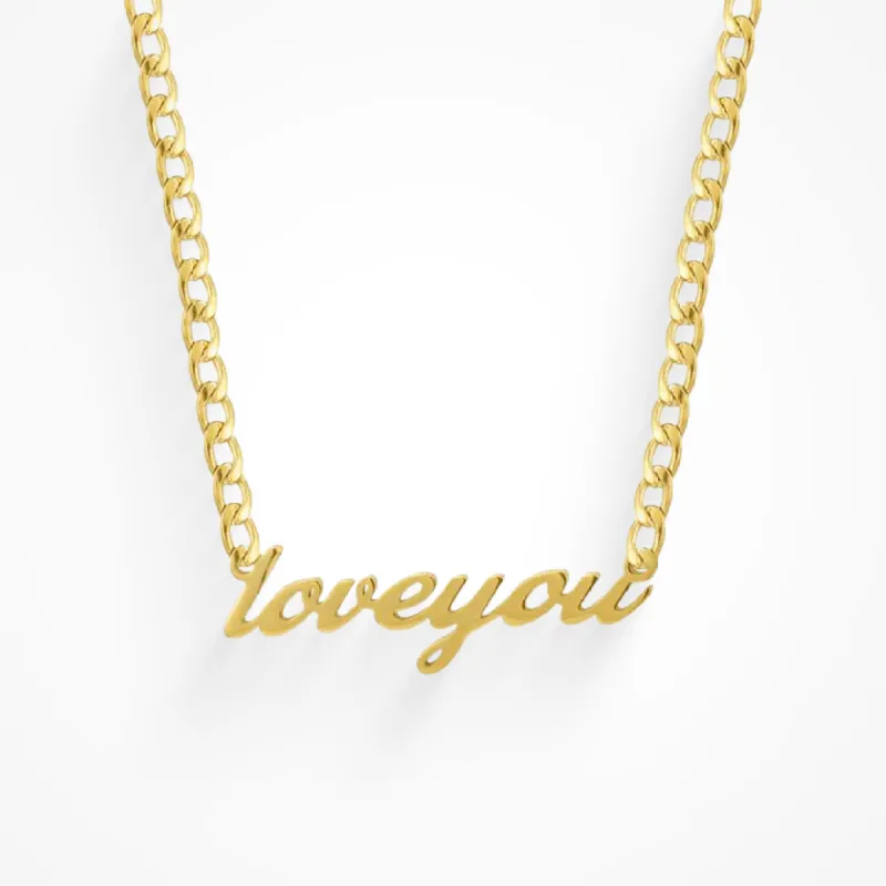 Love You Necklace sold by Evry Jewels