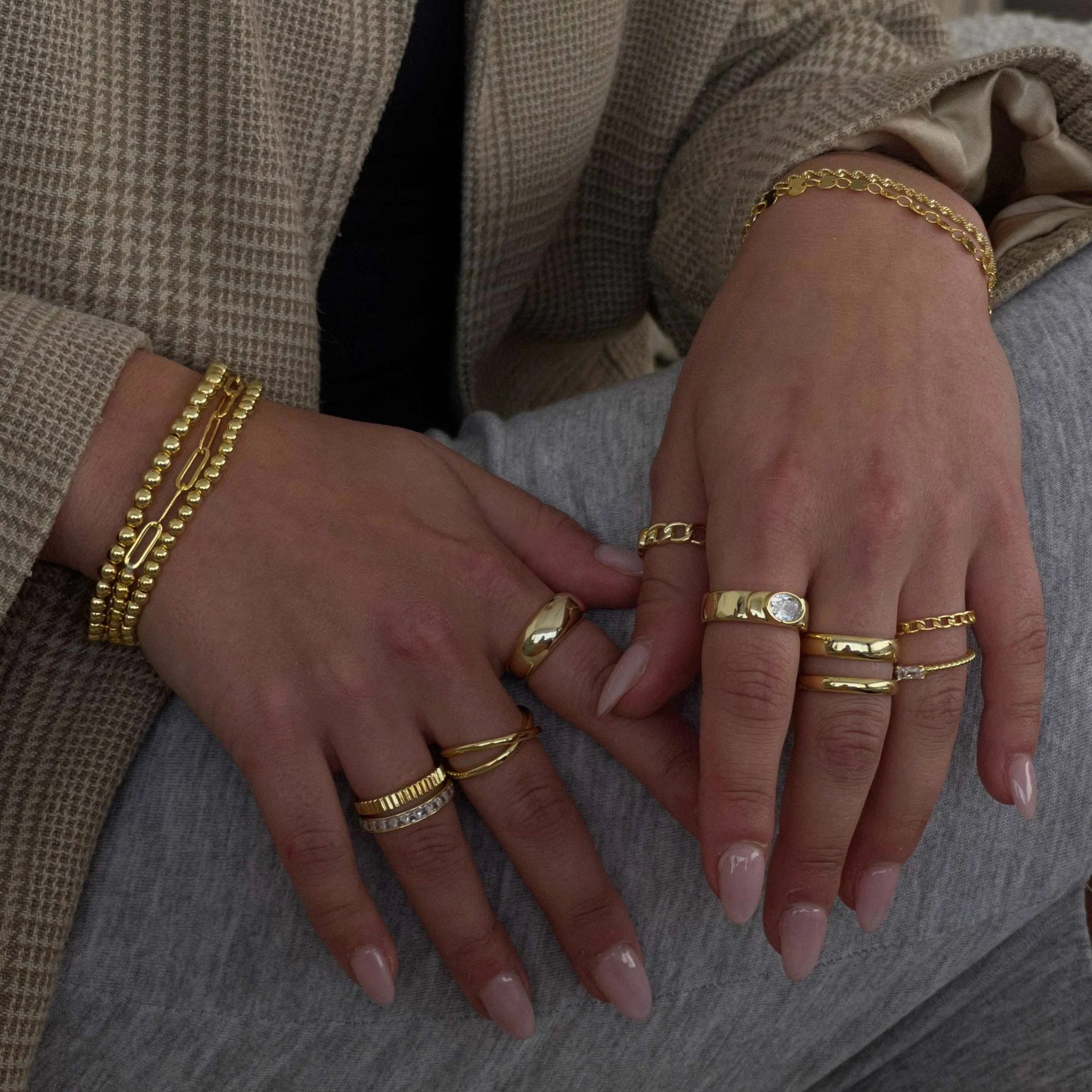 Stacked Ring sold by Evry Jewels product image thumbnail 2