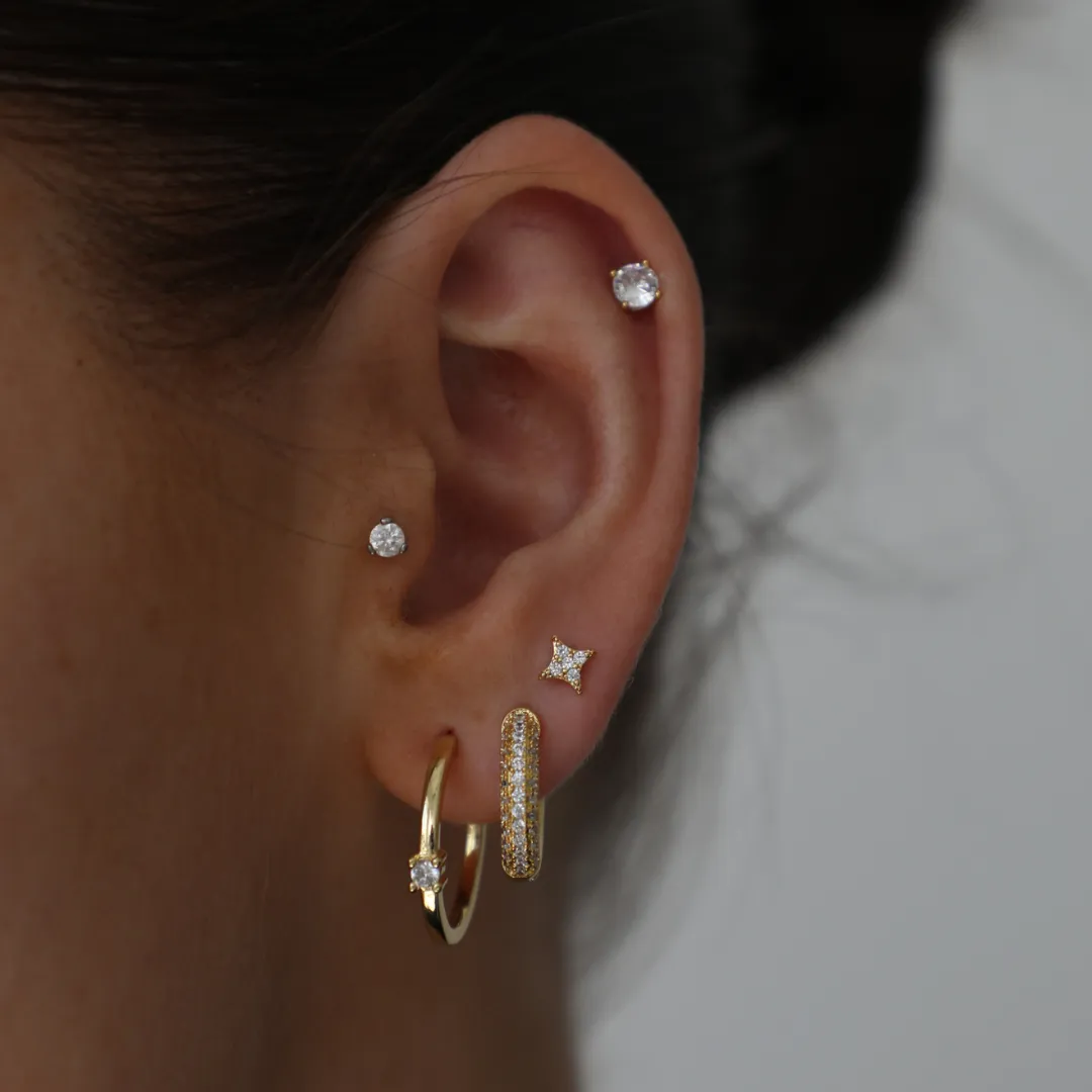 Shooting Star Earrings sold by Evry Jewels product image thumbnail 3
