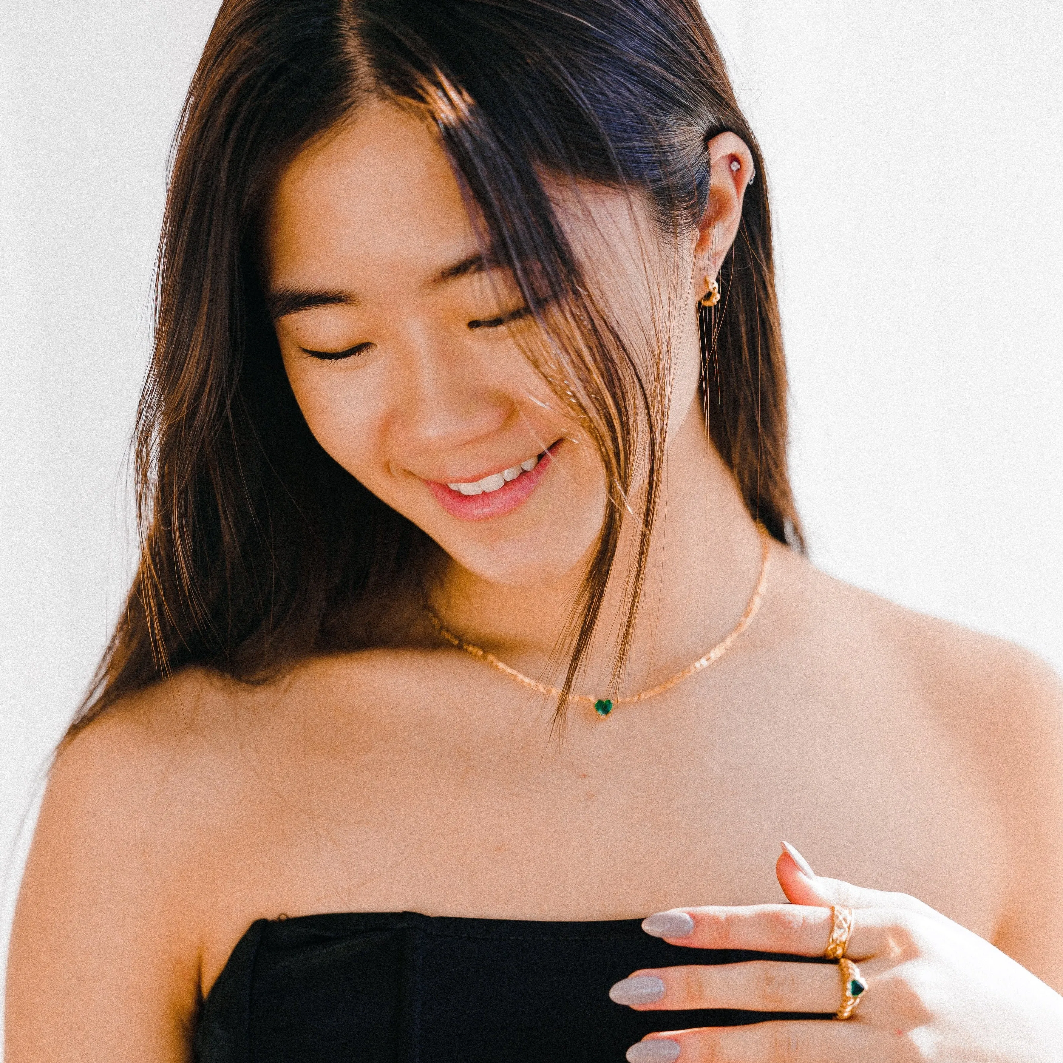 Gemini Love Necklace sold by Evry Jewels product image thumbnail 3