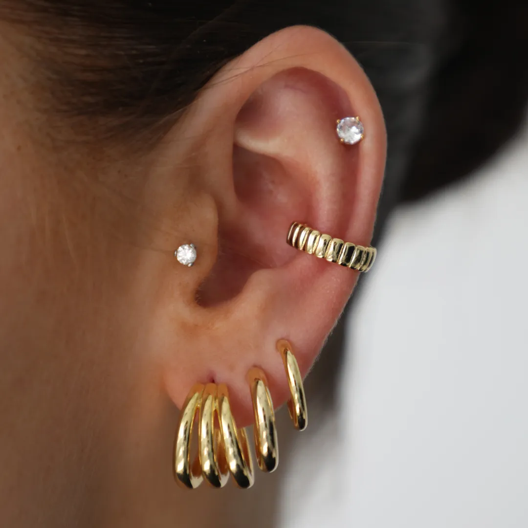 Triple The Fun Earrings sold by Evry Jewels product image thumbnail 2