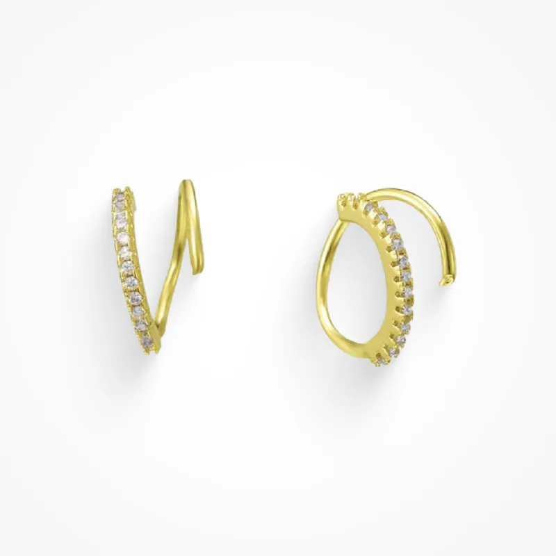 Curved Earrings sold by Evry Jewels