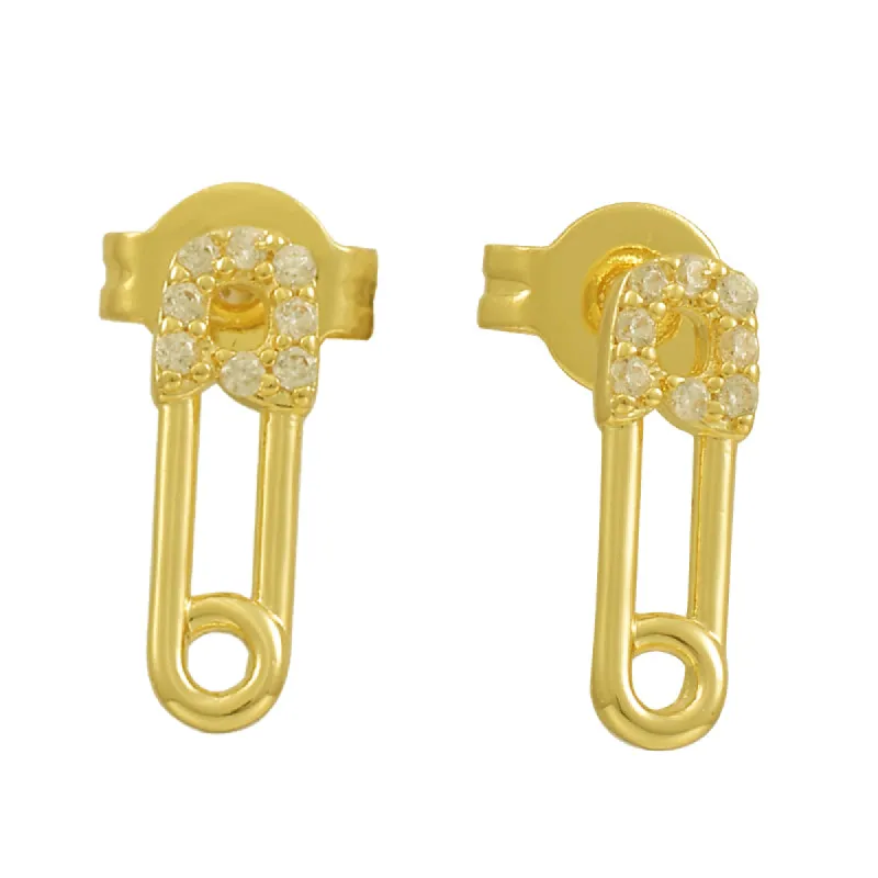 Pin It Earrings sold by Evry Jewels