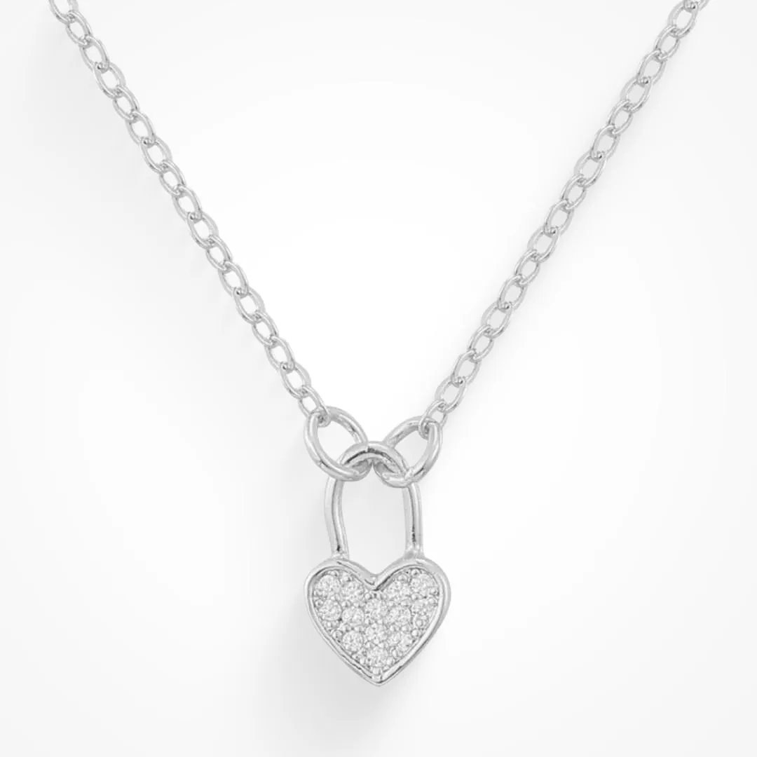 Locked In Love Necklace sold by Evry Jewels product image thumbnail 3