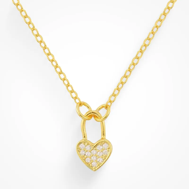 Locked In Love Necklace sold by Evry Jewels
