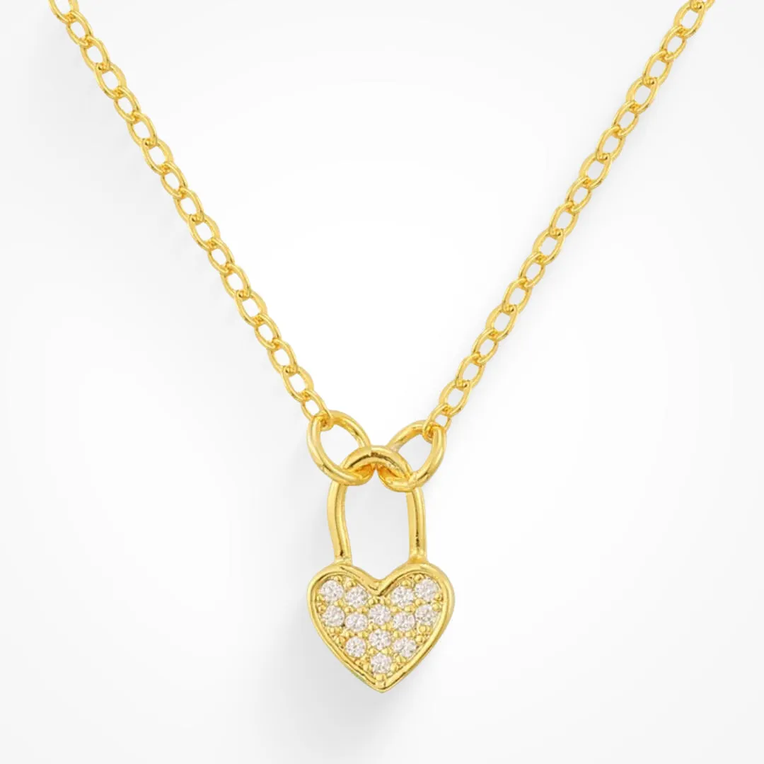 Locked In Love Necklace sold by Evry Jewels