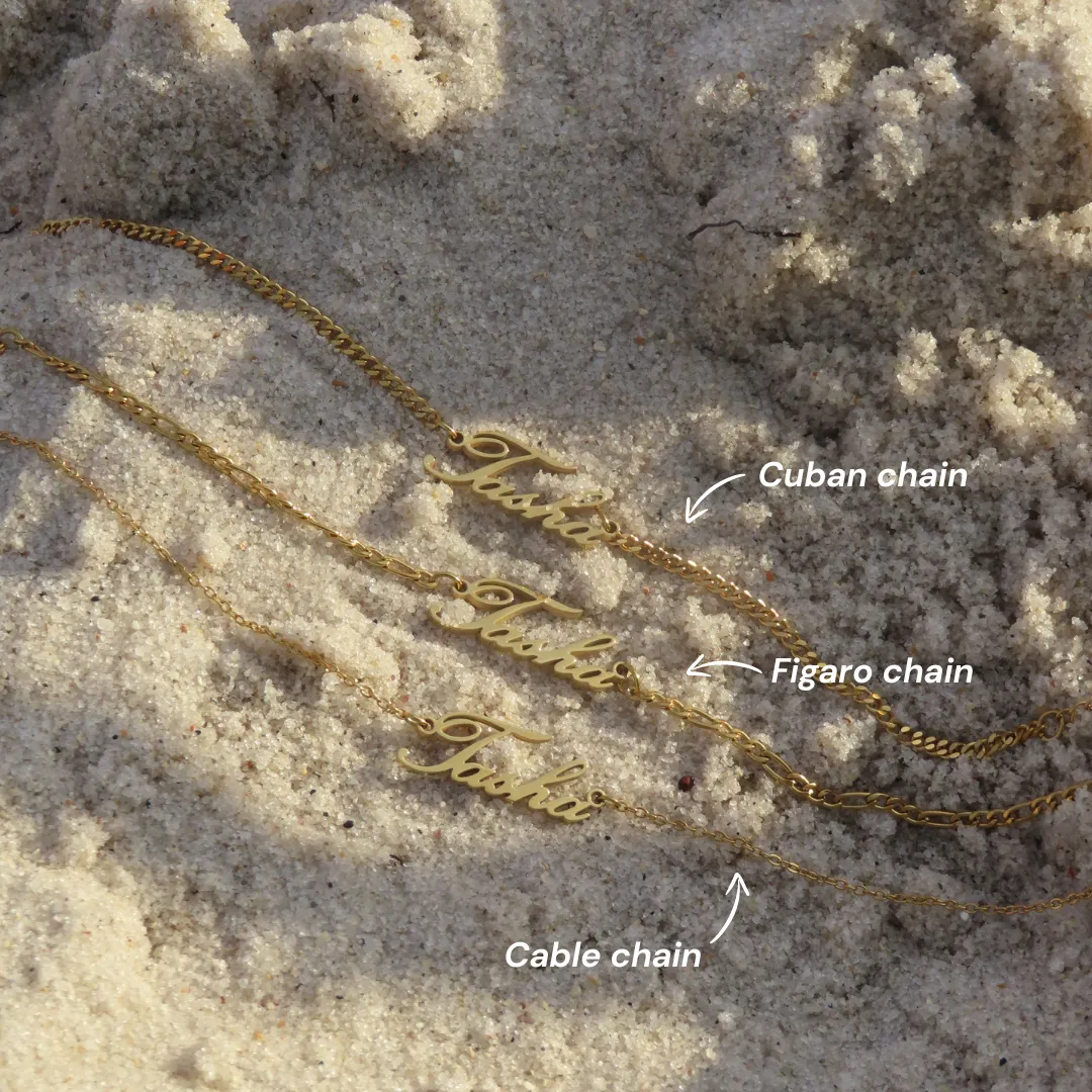 Custom/Personalized Anklet sold by Evry Jewels product image thumbnail 4