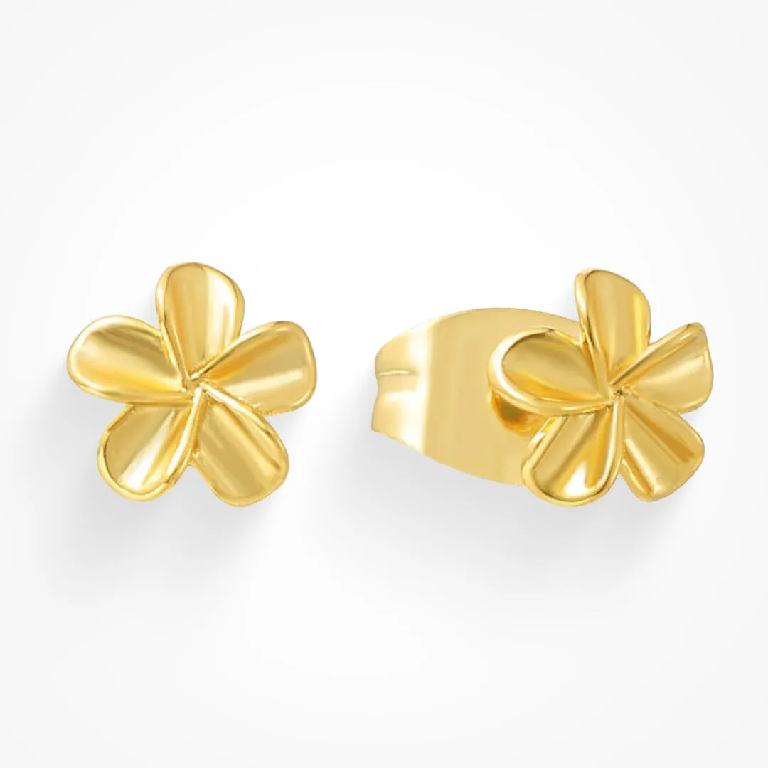 Hibiscus Earrings sold by Evry Jewels