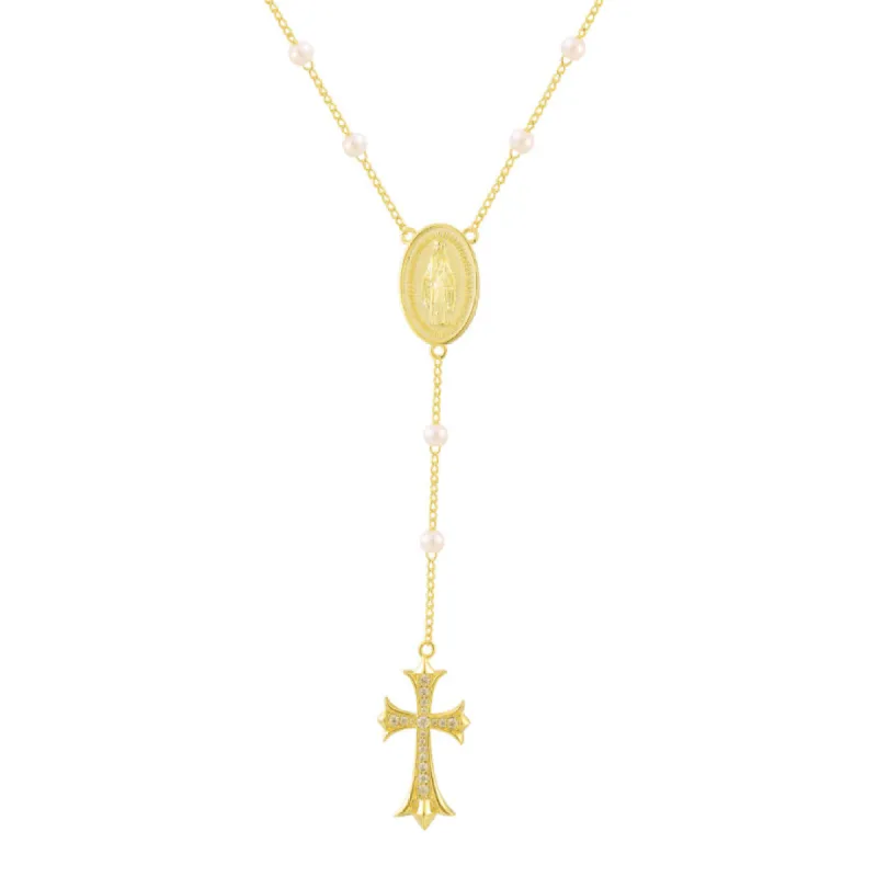 Sacred Glow Lariat Necklace sold by Evry Jewels