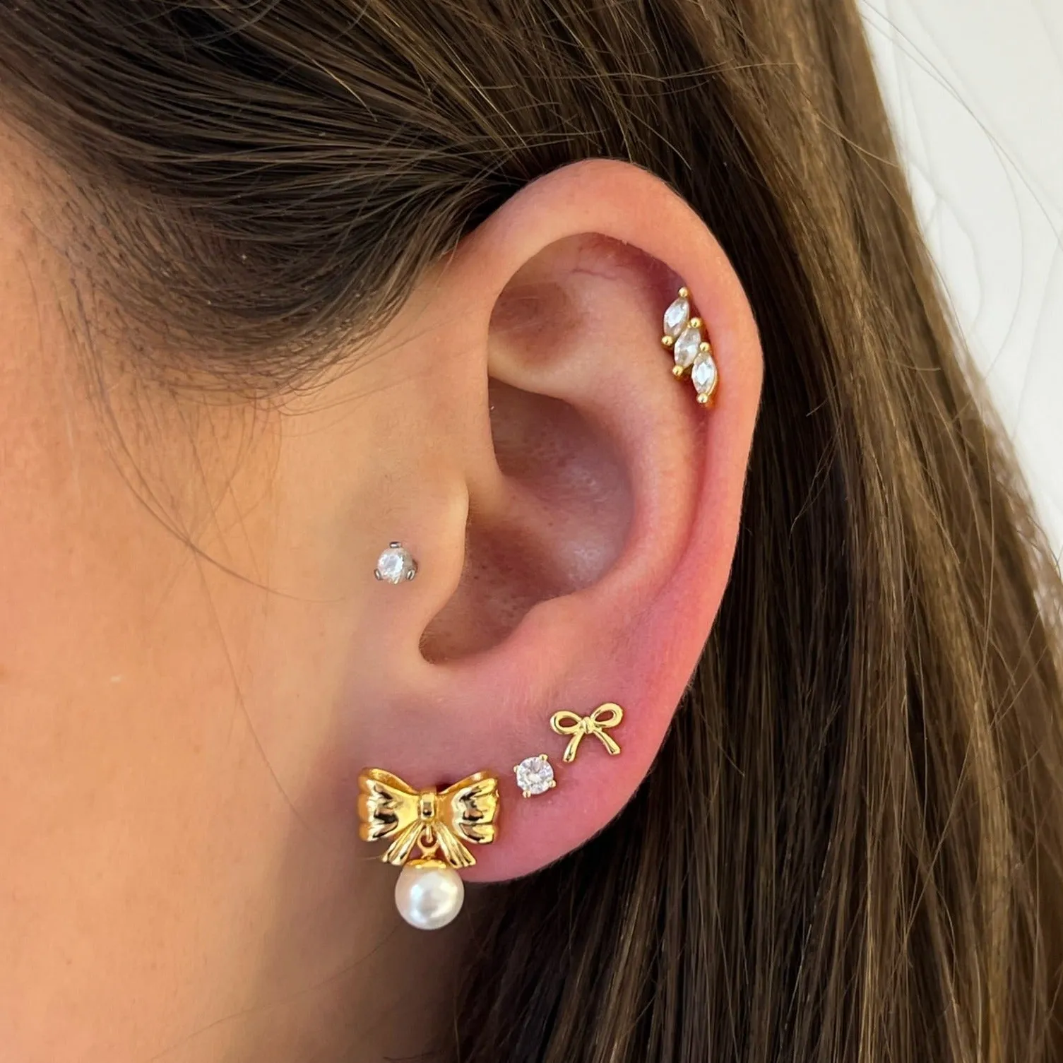 Take A Bow Earrings sold by Evry Jewels product image thumbnail 2