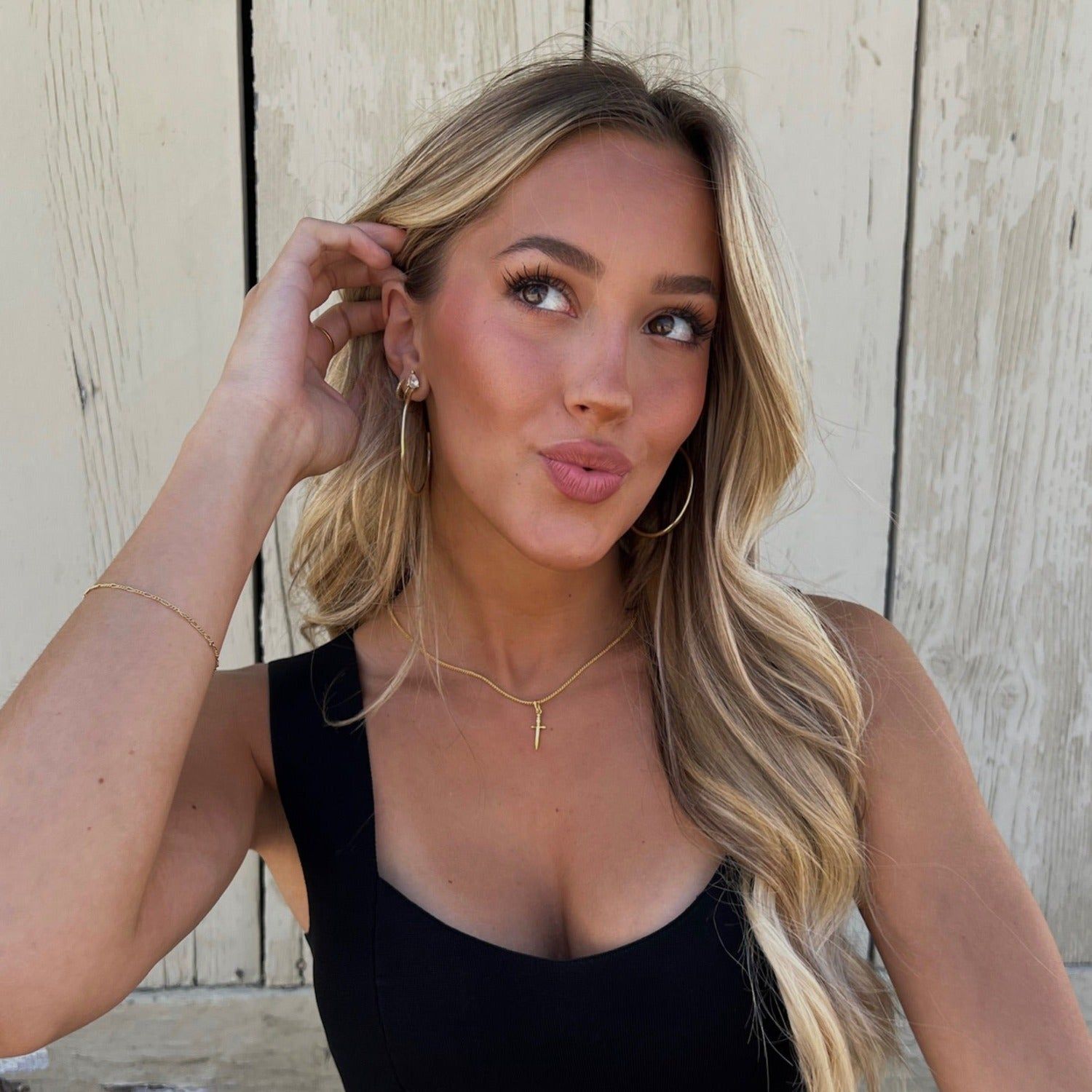 Bigger The Hoop Earrings sold by Evry Jewels product image thumbnail 5