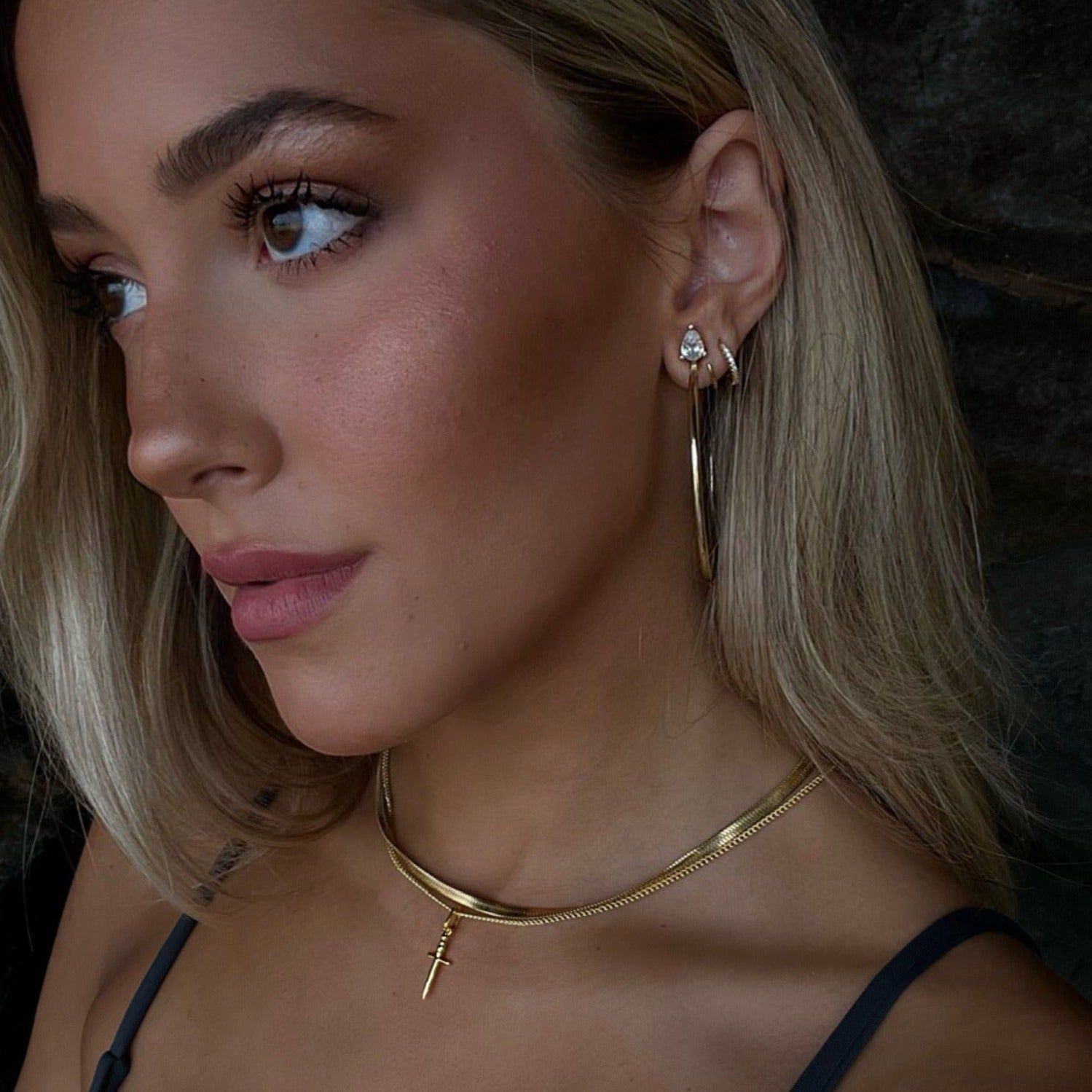 Bigger The Hoop Earrings sold by Evry Jewels product image thumbnail 4