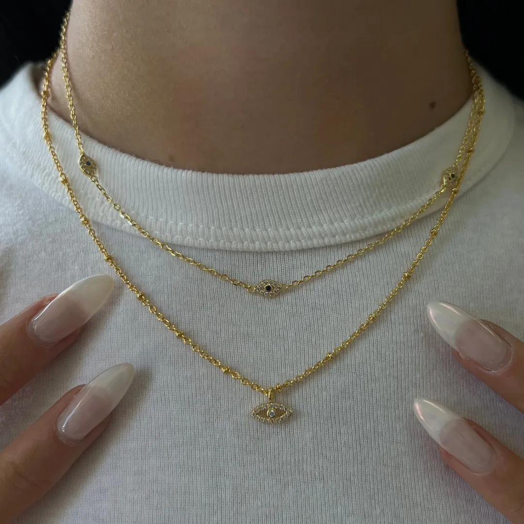 Eye For An Eye Necklace sold by Evry Jewels product image thumbnail 2