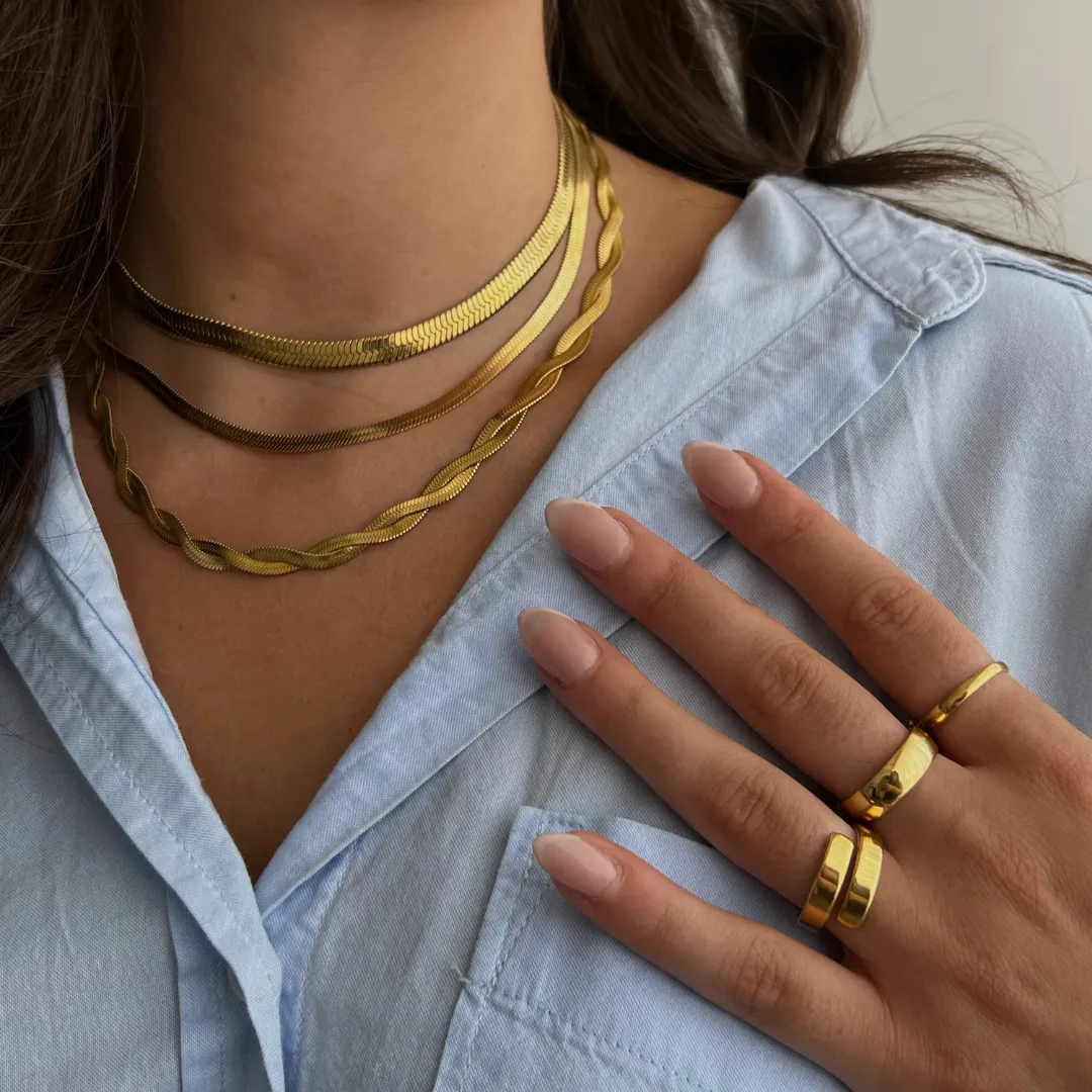 Shining Snake Necklace 2.0 sold by Evry Jewels product image thumbnail 5