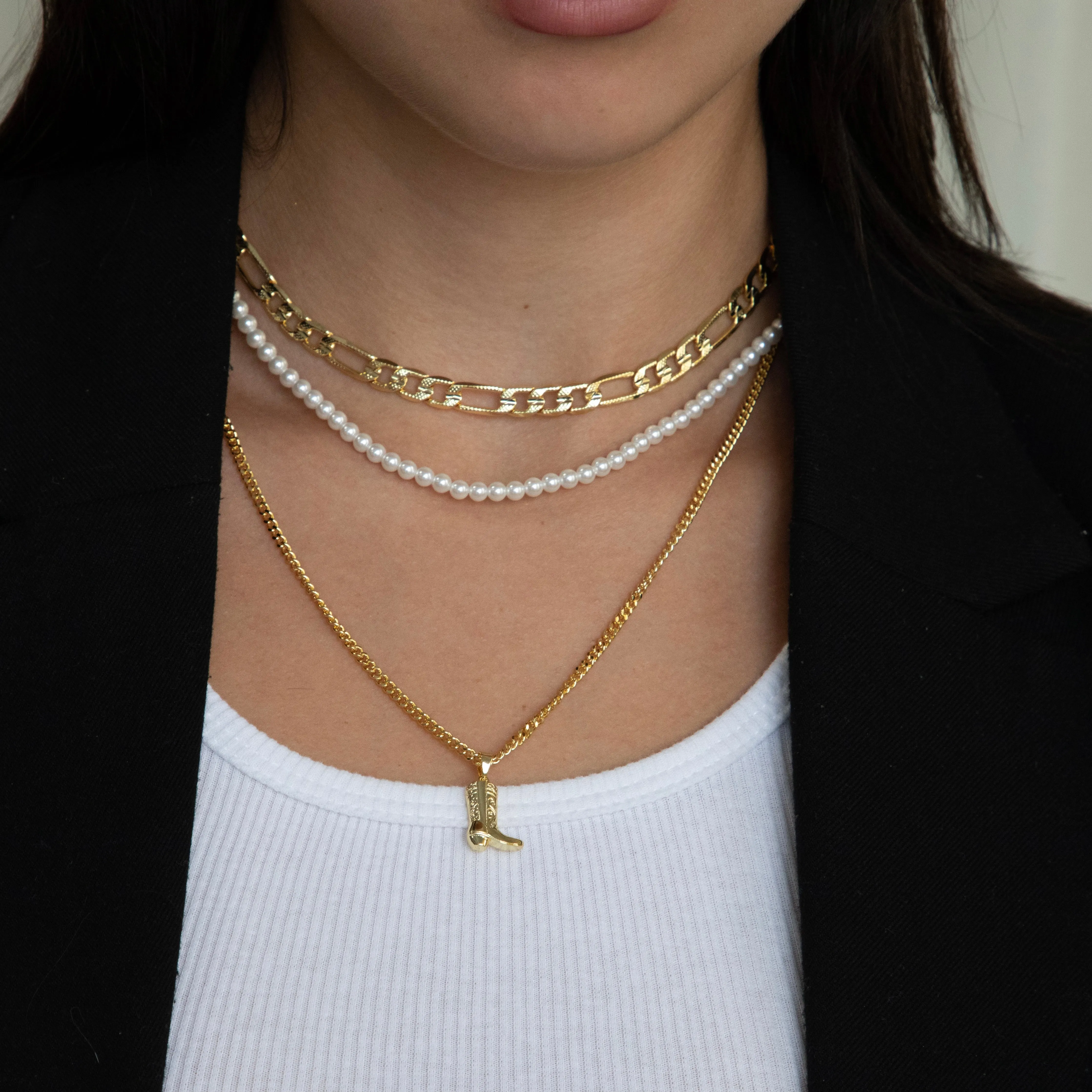 Girly Pearly Necklace sold by Evry Jewels product image thumbnail 2