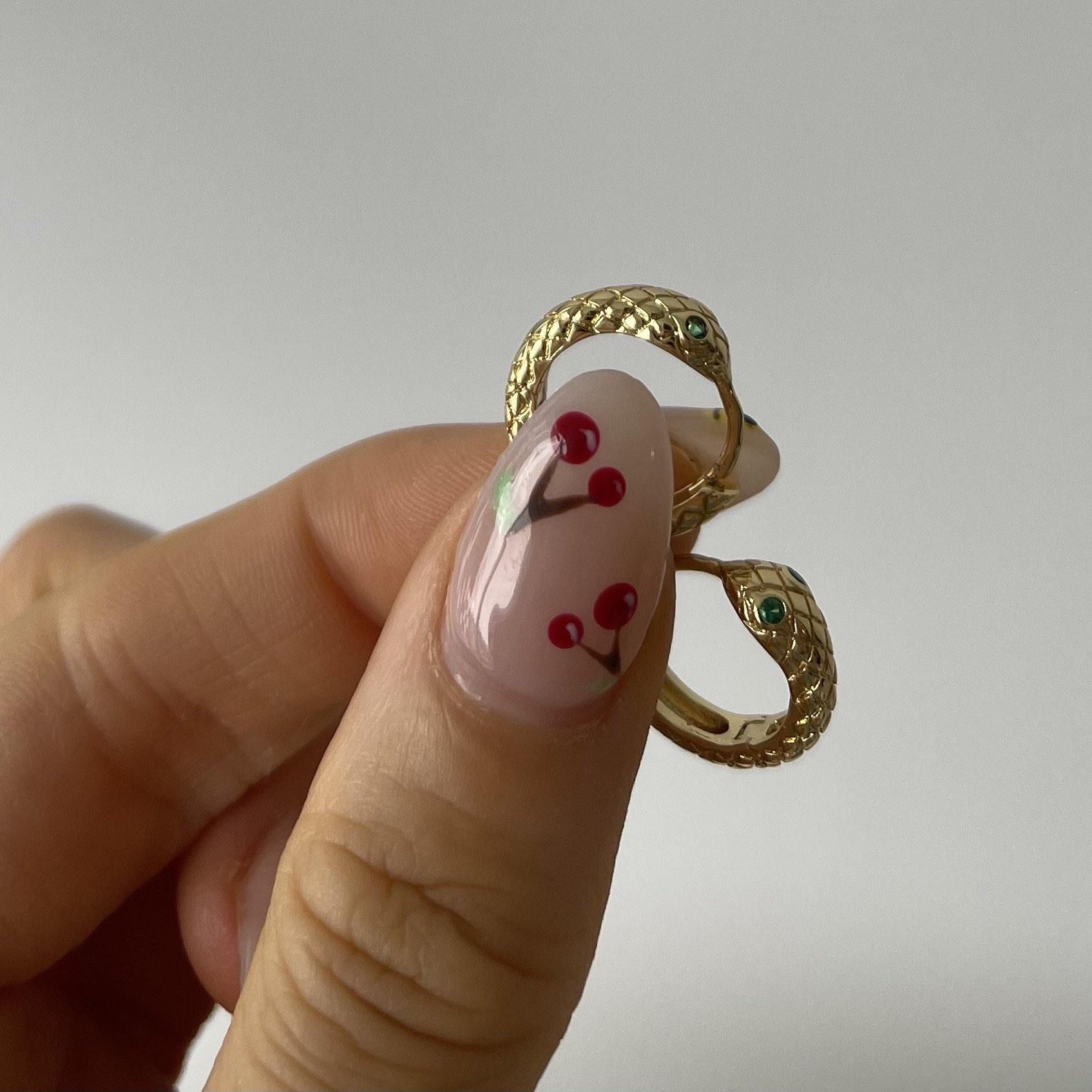 Viper Earrings sold by Evry Jewels product image thumbnail 4