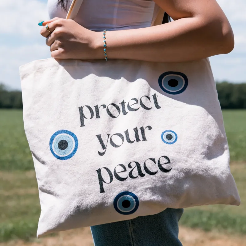 Protect Your Peace Tote Bag sold by Evry Jewels