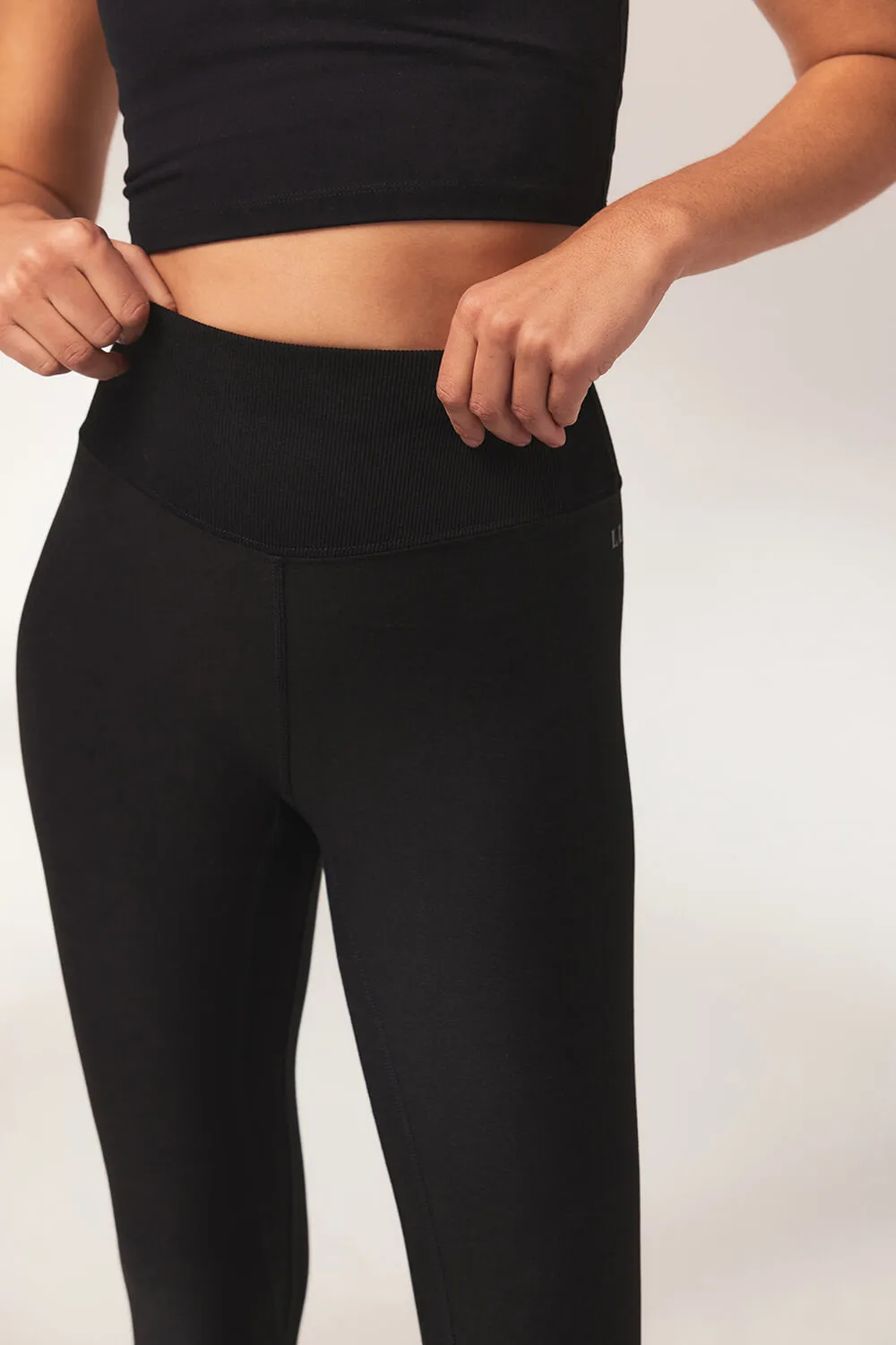 Ultimate Soft-Touch High Waisted Leggings - Black sold by LOVALL product image thumbnail 5