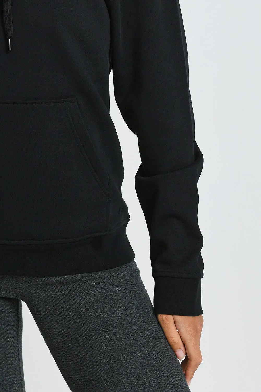 Everyday Pullover Hoodie - Black sold by LOVALL product image thumbnail 4