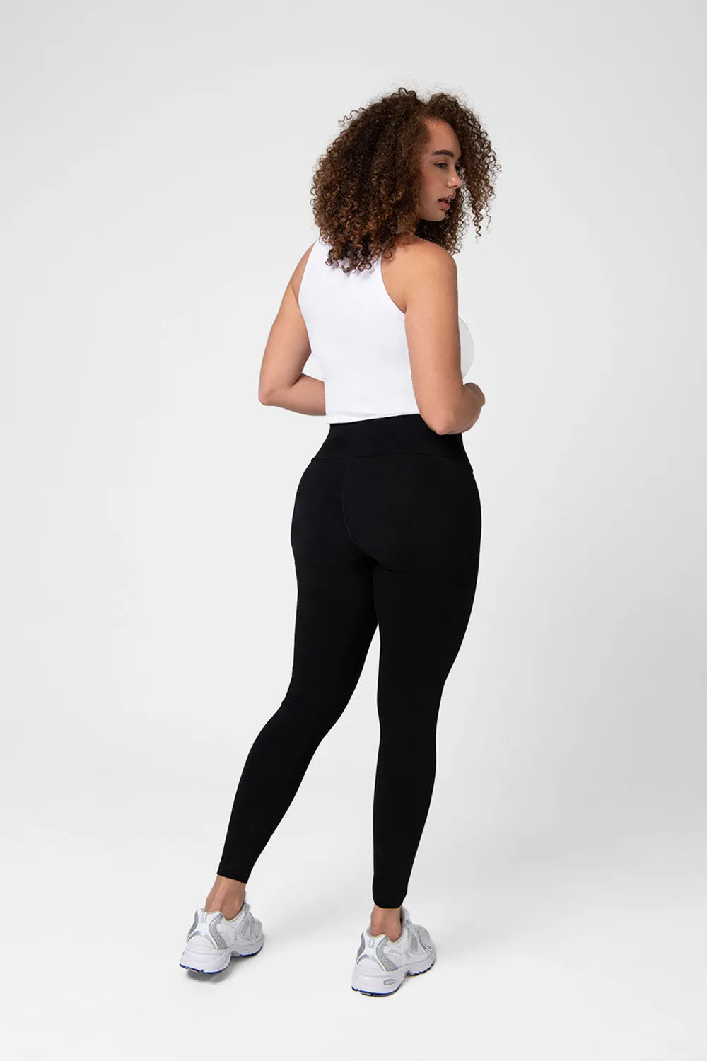 Everyday High Waisted Leggings - Black sold by LOVALL product image thumbnail 2