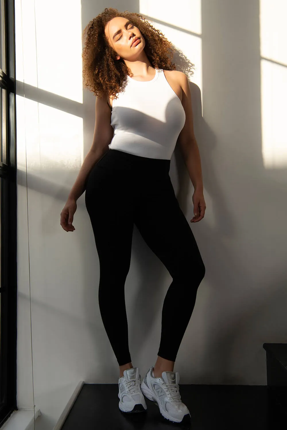 Everyday High Waisted Leggings - Black sold by LOVALL product image thumbnail 3