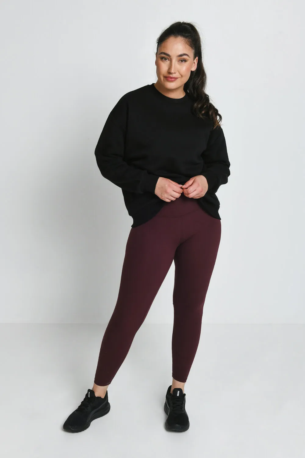 Revitalise High Waisted Leggings - Winter Berry sold by LOVALL