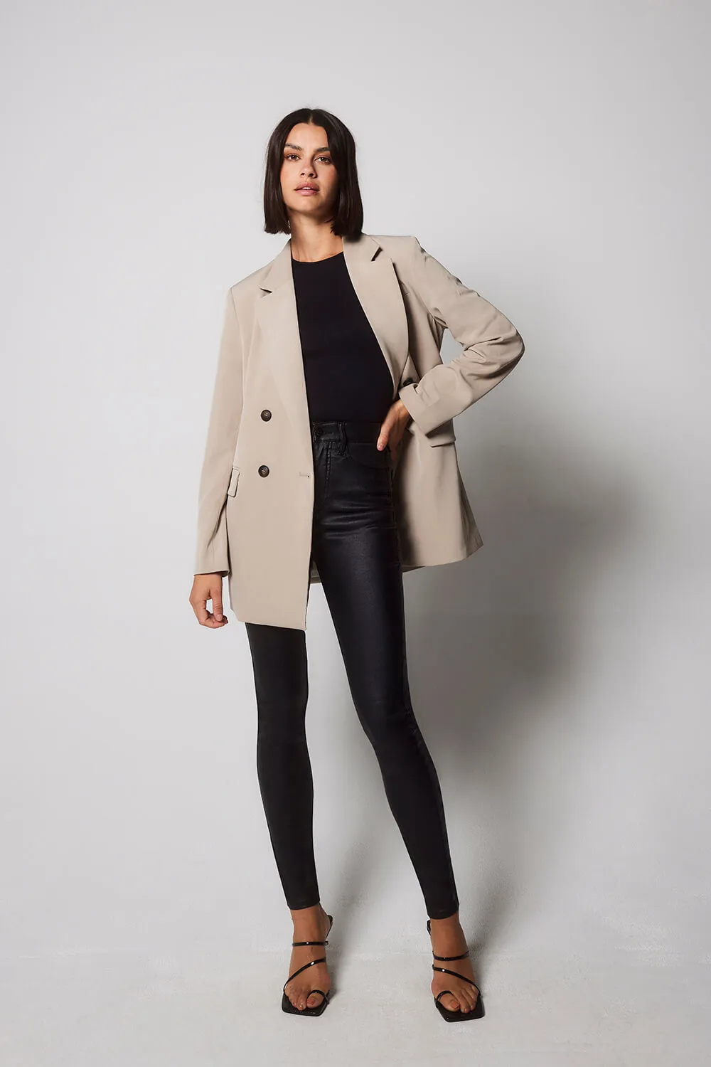 Coated Jeans - Black sold by LOVALL product image thumbnail 2