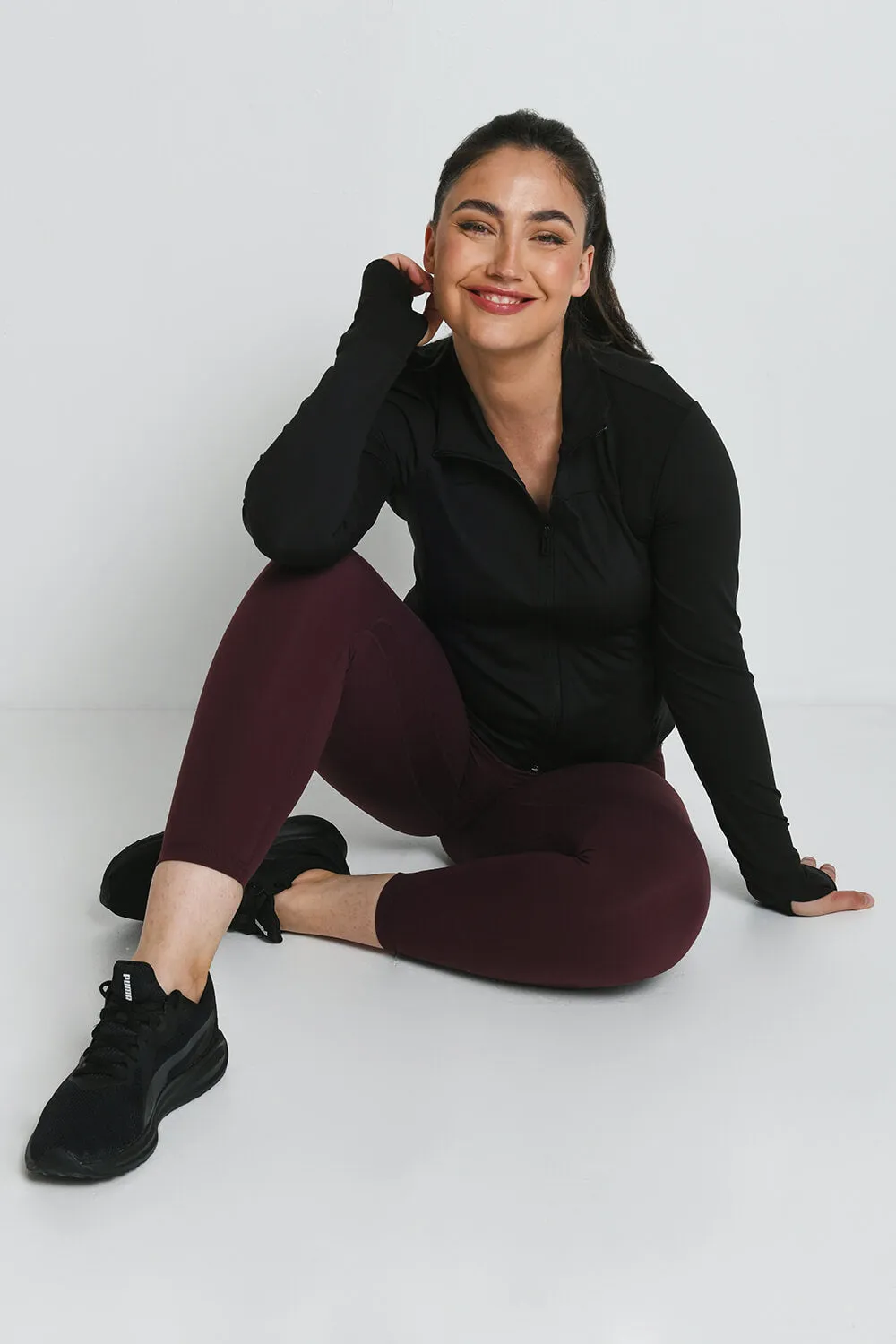 Revitalise 7/8 High Waisted Leggings - Winter Berry sold by LOVALL product image thumbnail 5