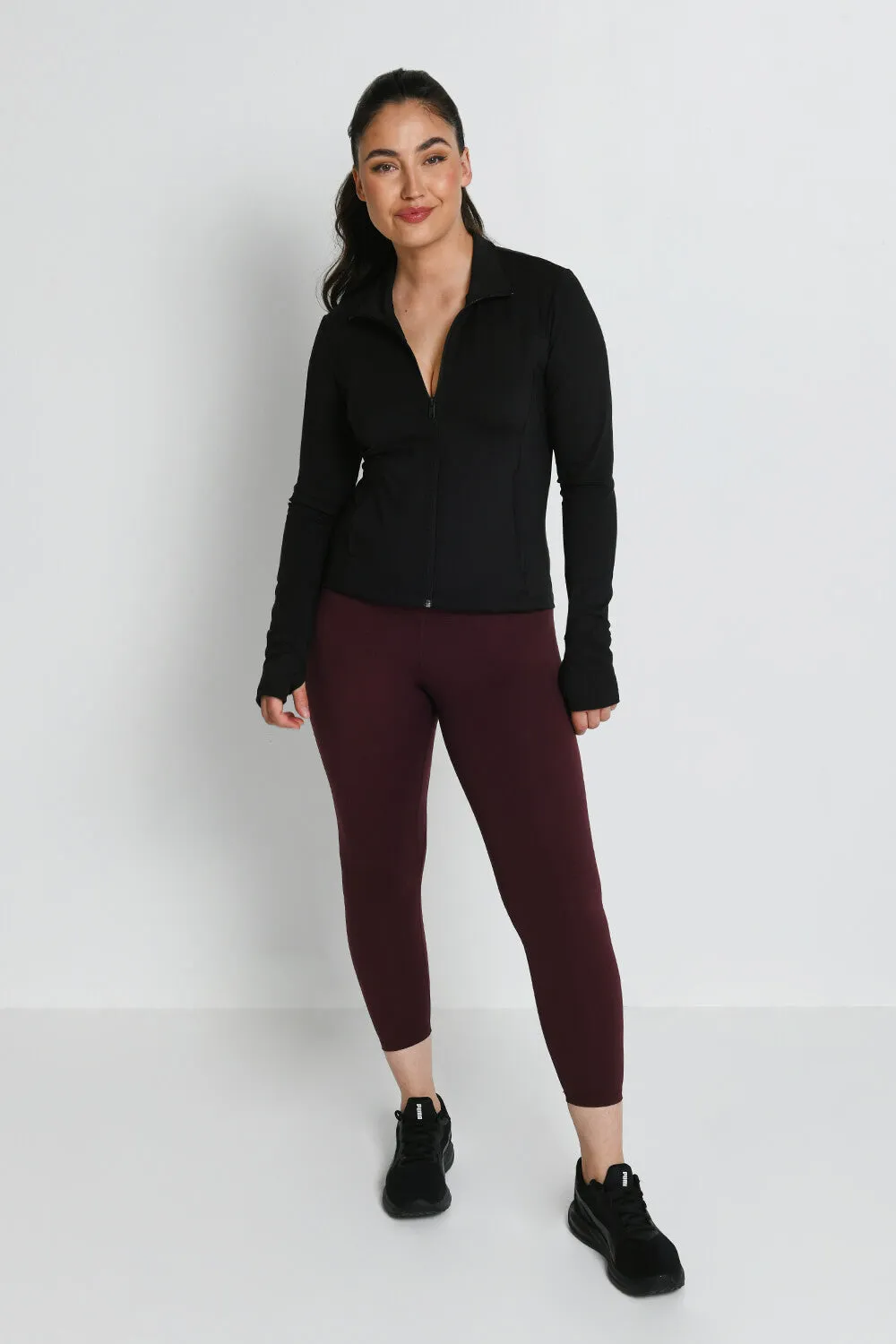 Revitalise 7/8 High Waisted Leggings - Winter Berry sold by LOVALL