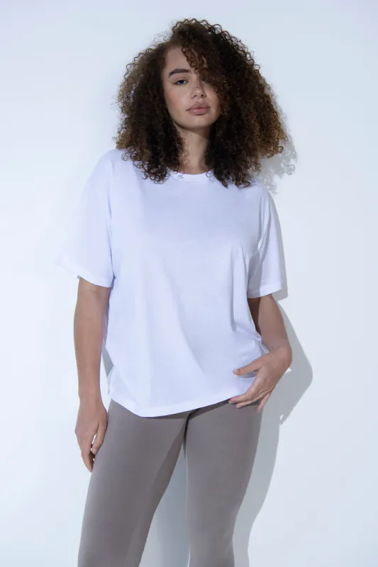 Oversized Everyday T-shirt - White sold by LOVALL