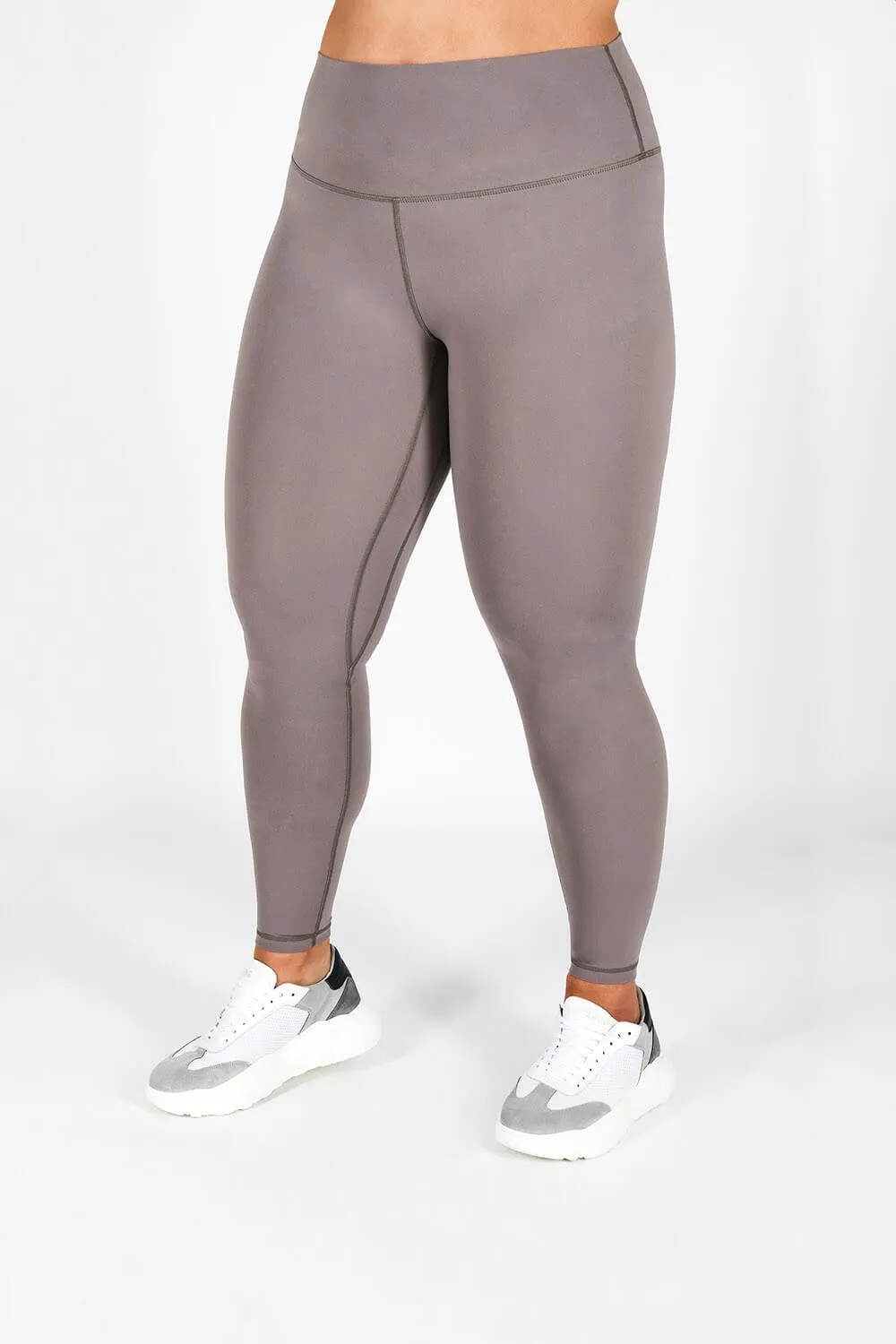 Curve Revitalise High Waisted Leggings - Mauve sold by LOVALL product image thumbnail 2