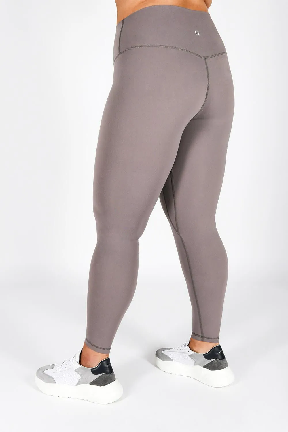 Curve Revitalise High Waisted Leggings - Mauve sold by LOVALL product image thumbnail 3