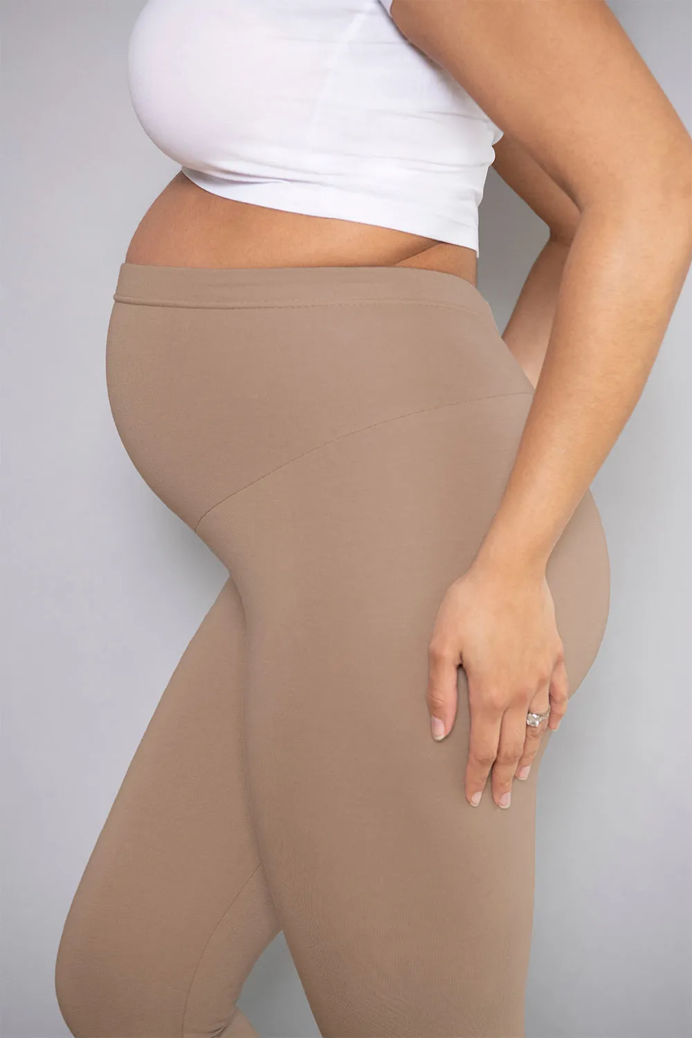 Maternity Winter Everyday Leggings - Stone sold by LOVALL product image thumbnail 5