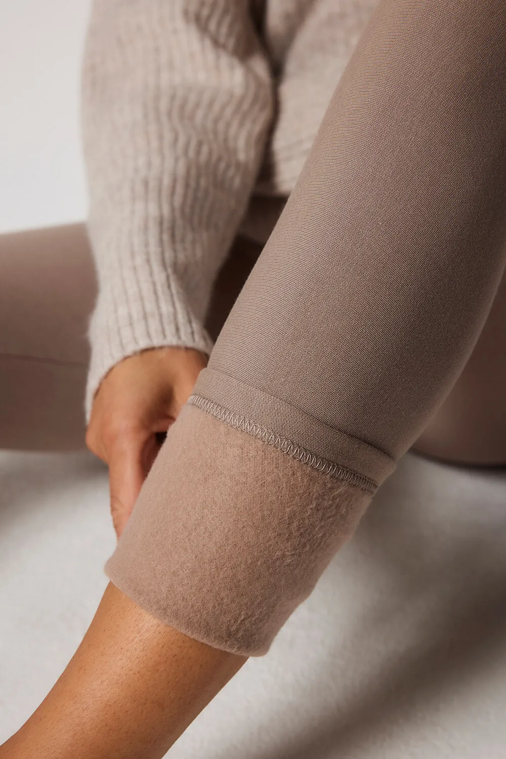 Maternity Winter Everyday Leggings - Stone sold by LOVALL product image thumbnail 4