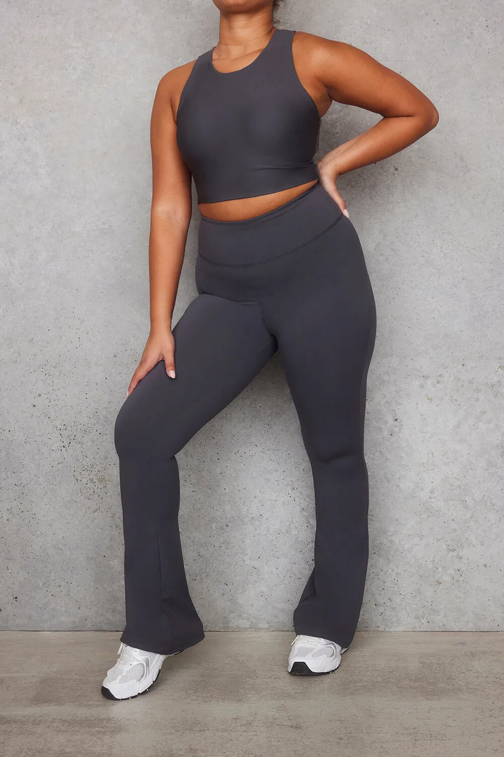 Curve Empower Flare Leggings - Graphite sold by LOVALL product image thumbnail 3