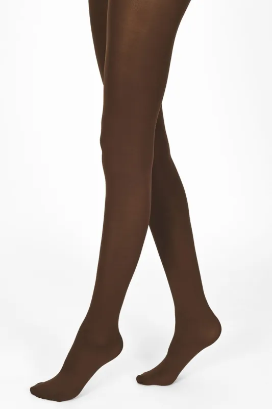 100 Denier Tights - Dark Brown sold by LOVALL