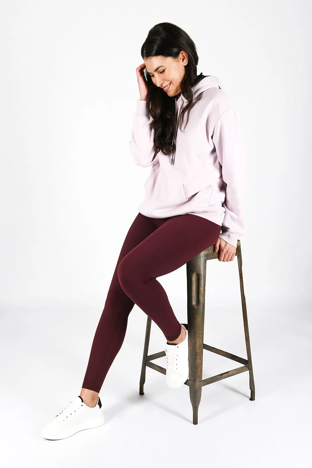 Maternity Revitalise Leggings - Winter Berry sold by LOVALL product image thumbnail 5