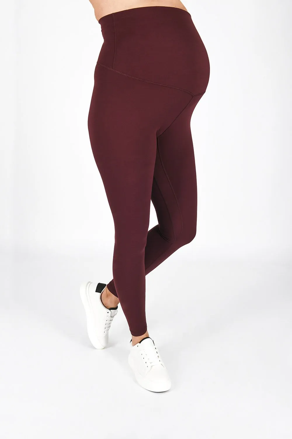 Maternity Revitalise Leggings - Winter Berry sold by LOVALL product image thumbnail 2