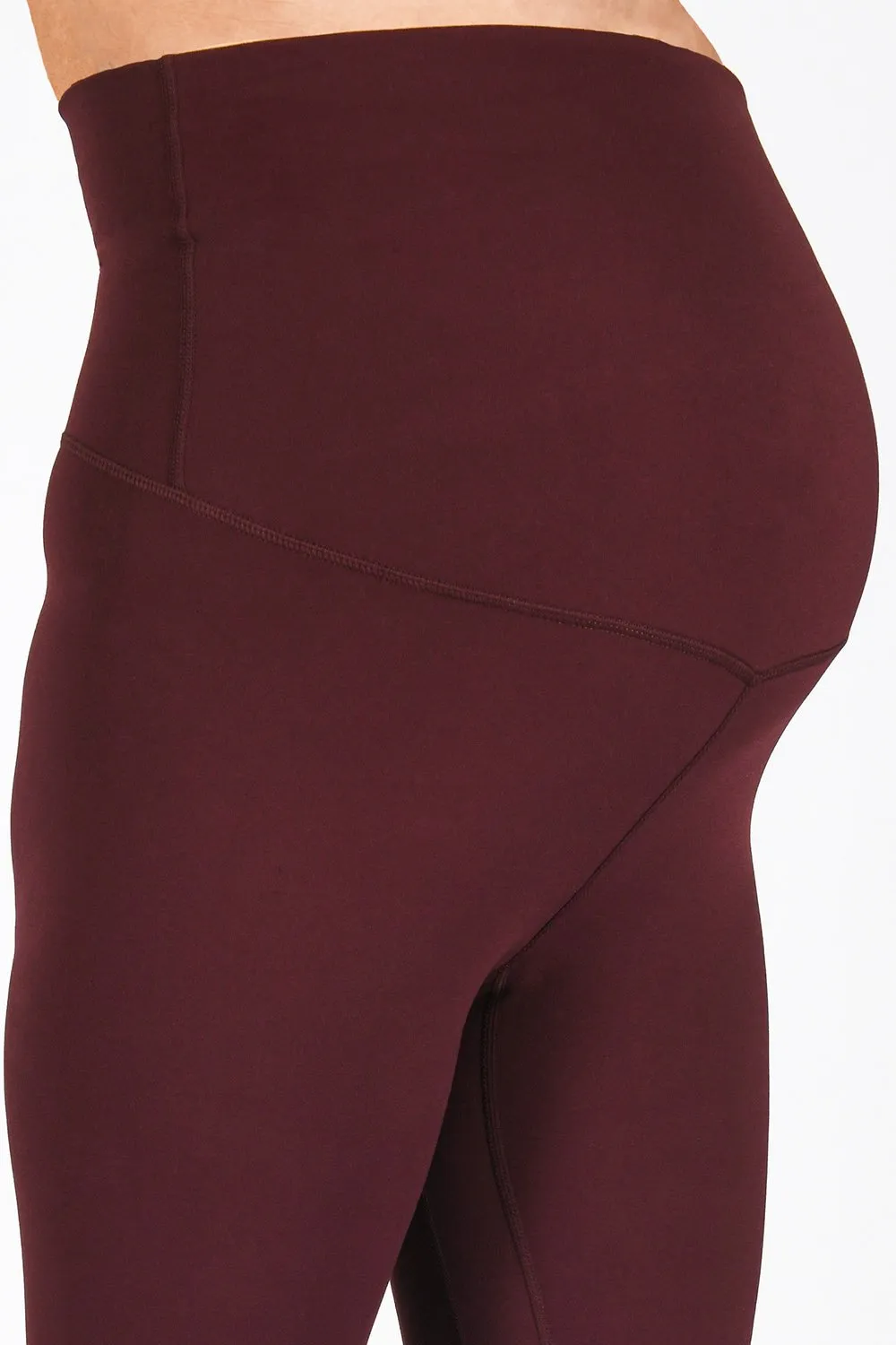 Maternity Revitalise Leggings - Winter Berry sold by LOVALL product image thumbnail 4