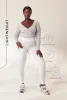 Lightweight Everyday High Waisted Leggings - White sold by LOVALL
