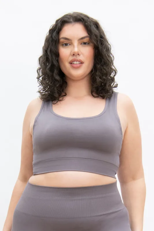 Curve Ultimate Seamless Bralette - Deep Mauve sold by LOVALL