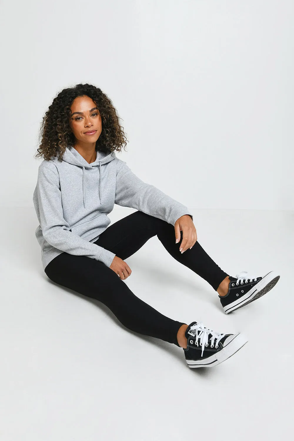 Everyday Pullover Hoodie - Light Grey Marl sold by LOVALL product image thumbnail 5