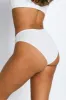 Cotton High Leg Knickers 3 Pack - White sold by LOVALL