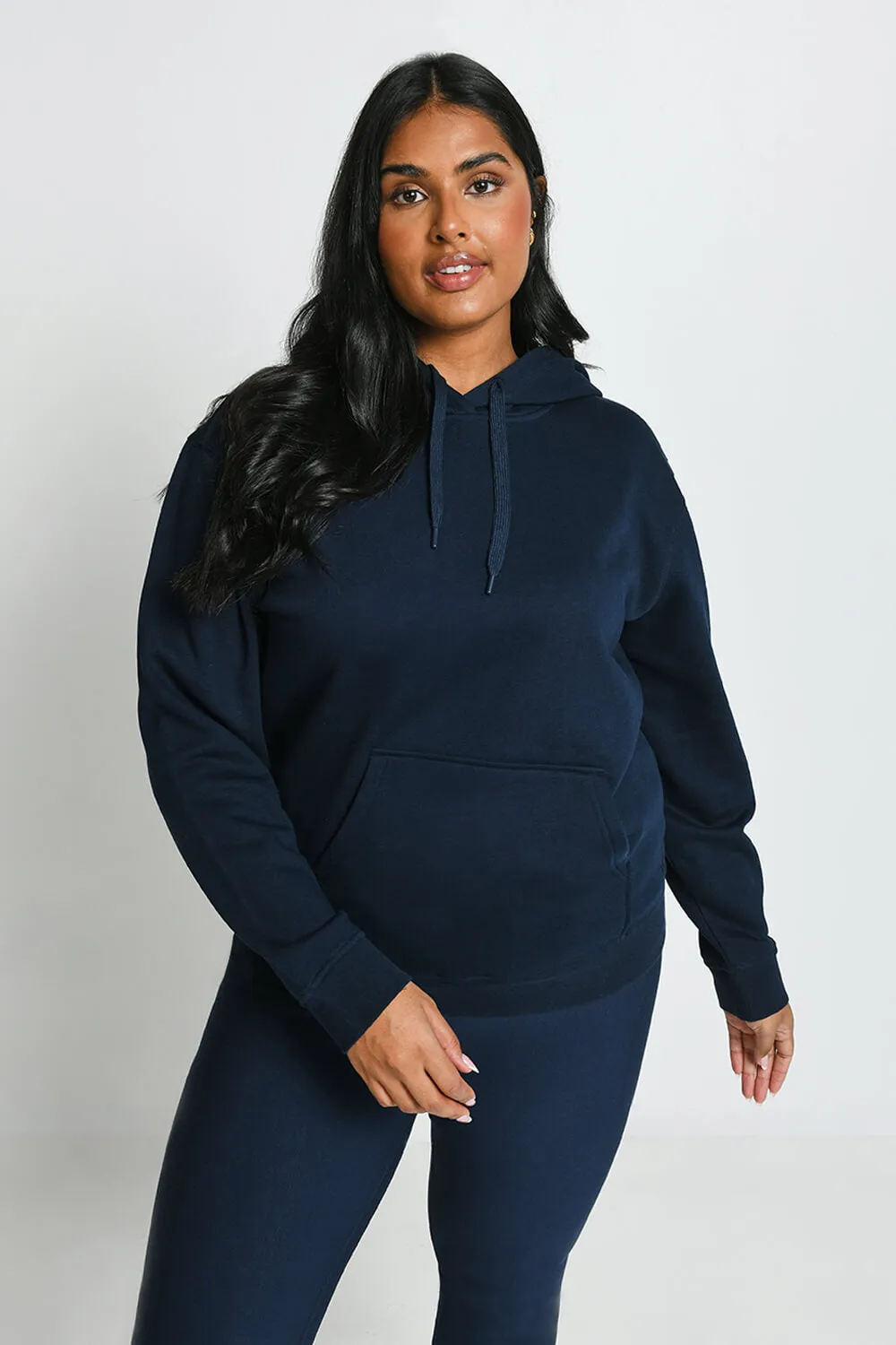 Curve Everyday Pullover Hoodie - Navy Blue sold by LOVALL product image thumbnail 2