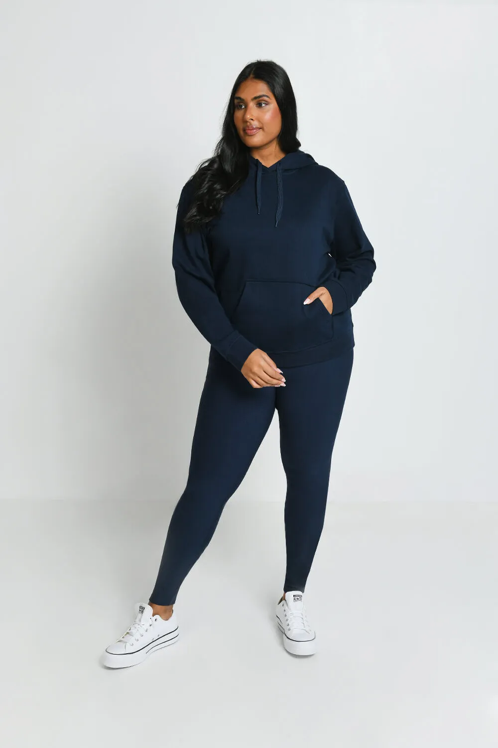 Curve Everyday Pullover Hoodie - Navy Blue sold by LOVALL