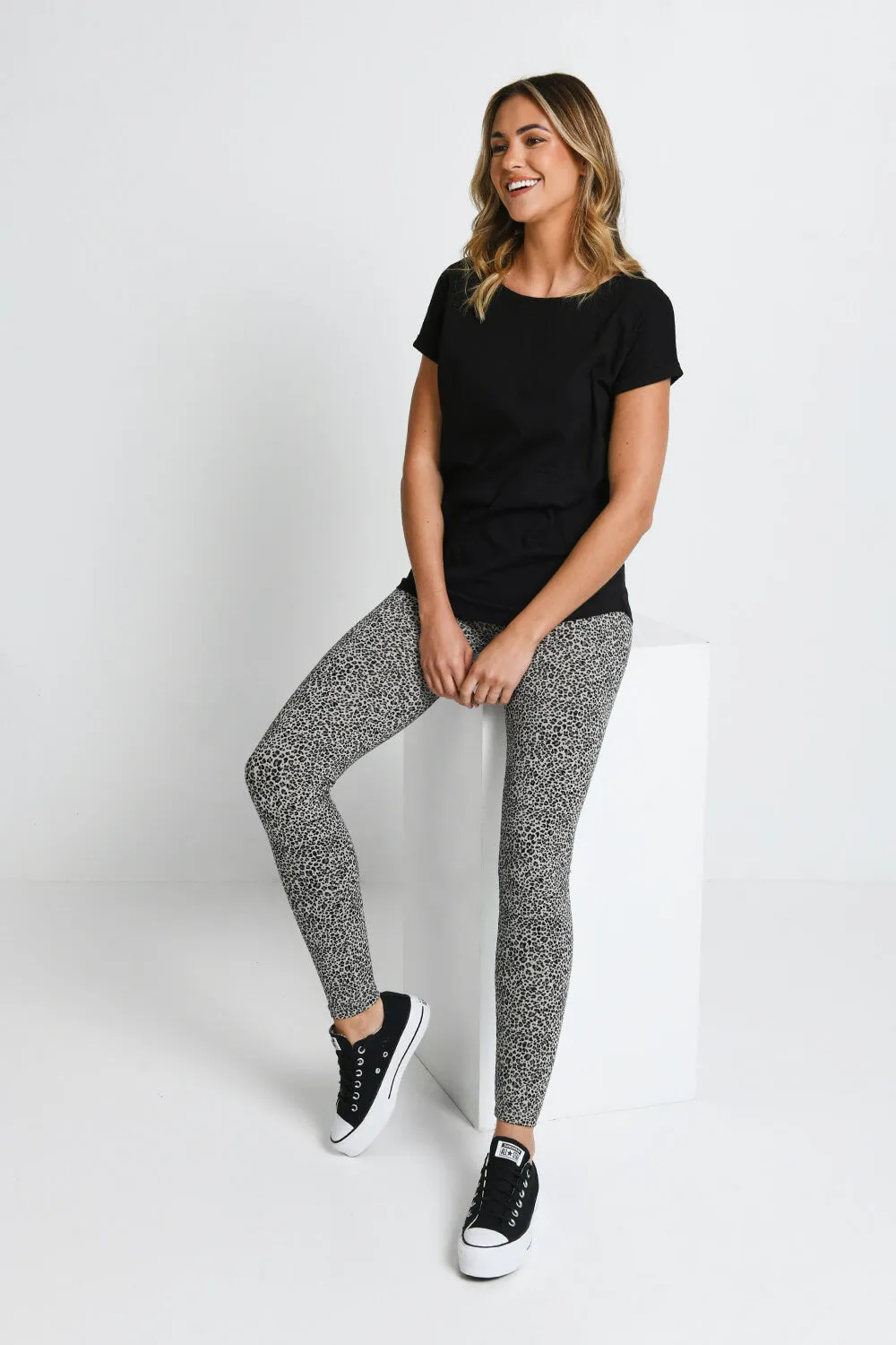 Everyday High Waisted Leggings - Leopard Print sold by LOVALL product image thumbnail 4