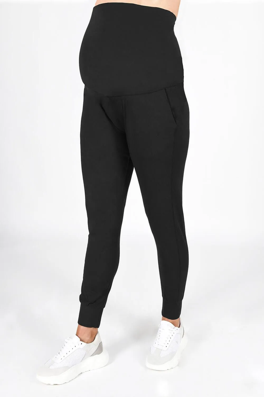 Maternity Recharge Joggers - Midnight Black sold by LOVALL product image thumbnail 2